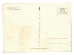 blok mieszczący się przy ul. Brzozowej 9 w Gdańsku (za dawną restauracją Cristal we Wrzeszczu). Pocztówka pochodzi z roku 1965.