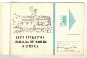 Karta Gwarancyjna i Instrukcja Użytkowania Mieszkania