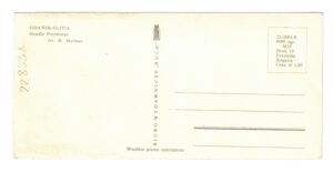 Pocztówka przedstawia osiedle punktowców przy ul. Śląskiej w Gdańsku. Pocztówka ma nakład jedynie 8 tys. egzemplarzy.